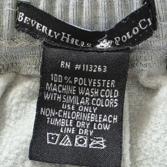 Polo Boy's Gray Drawstring Shorts, Size 14/16 - Picture 6 of 6